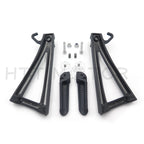 Black Rear Passenger Foot Peg Footrest & Bracket for Yamaha YZF-R6 (2006–2014)