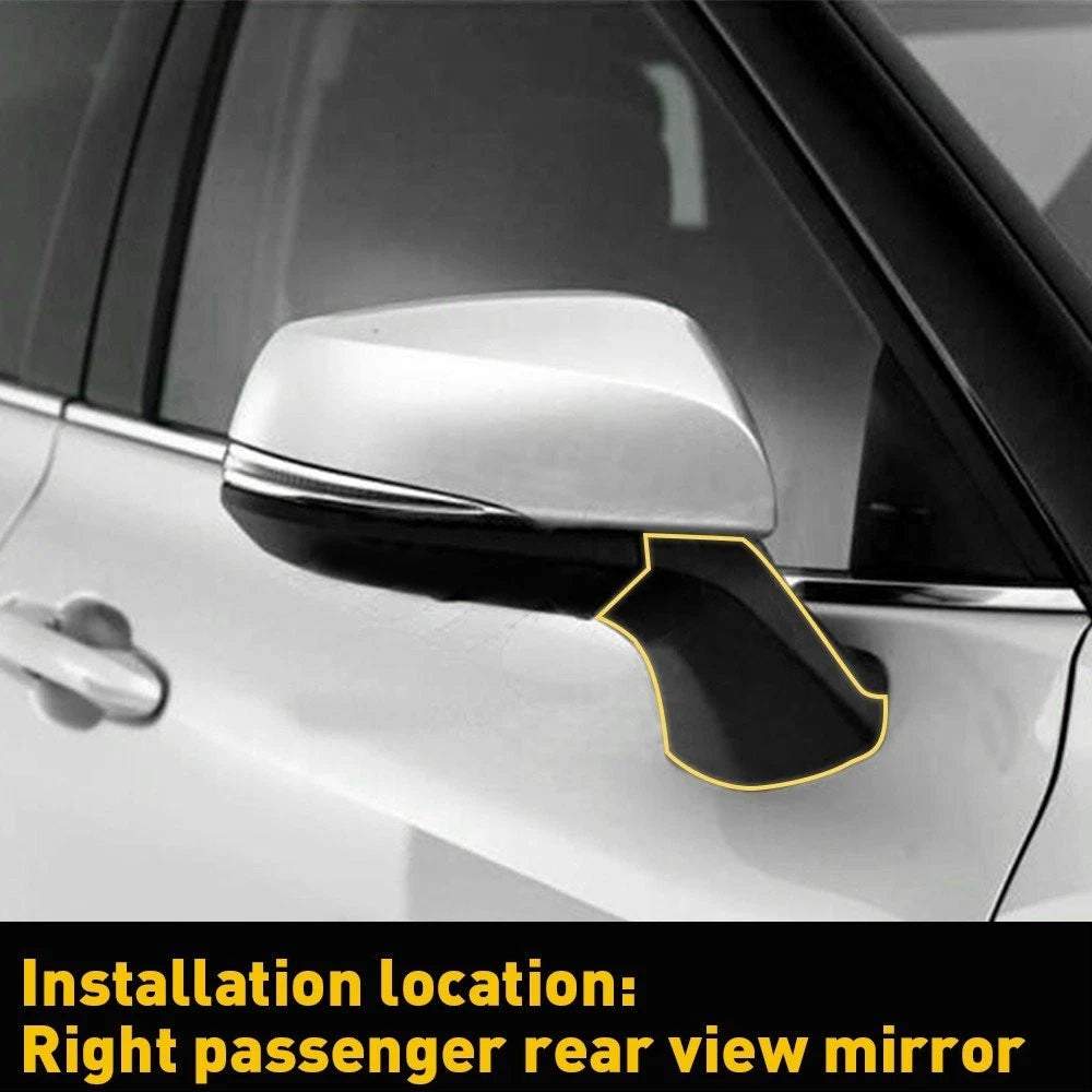 Right Side Rear View Mirror Triangle Base Cover for Toyota Highlander (2020–2022)