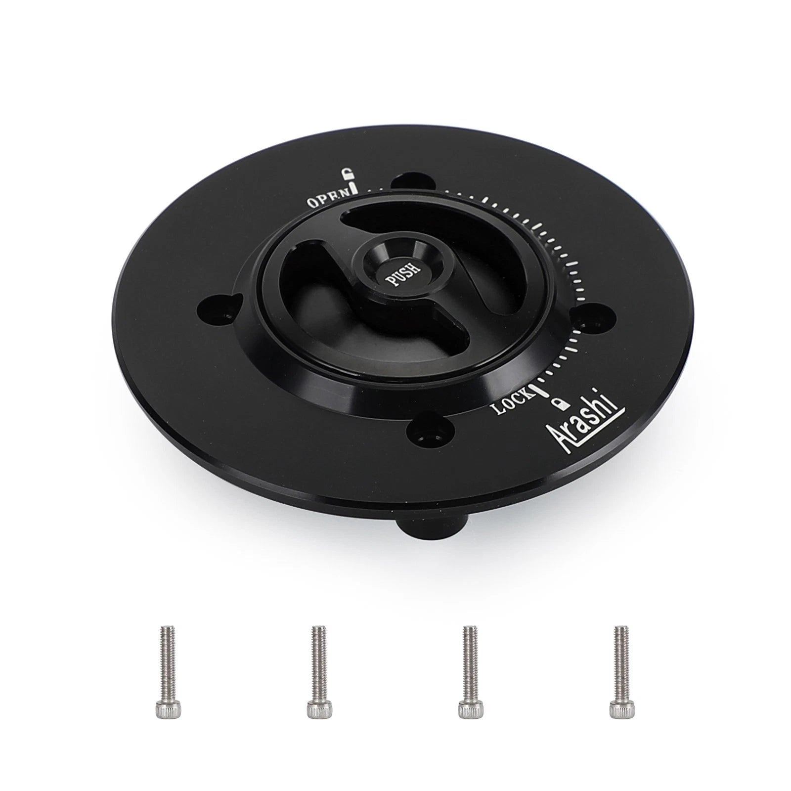 Black Quick Release Fuel Filler Cap for Kawasaki Z400 Ninja 400 (2010–2022)