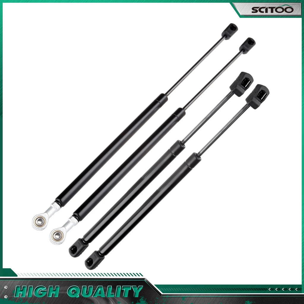 2 Hood & 2 Window Lift Supports Gas Struts for Ford Expedition (1997–2002)