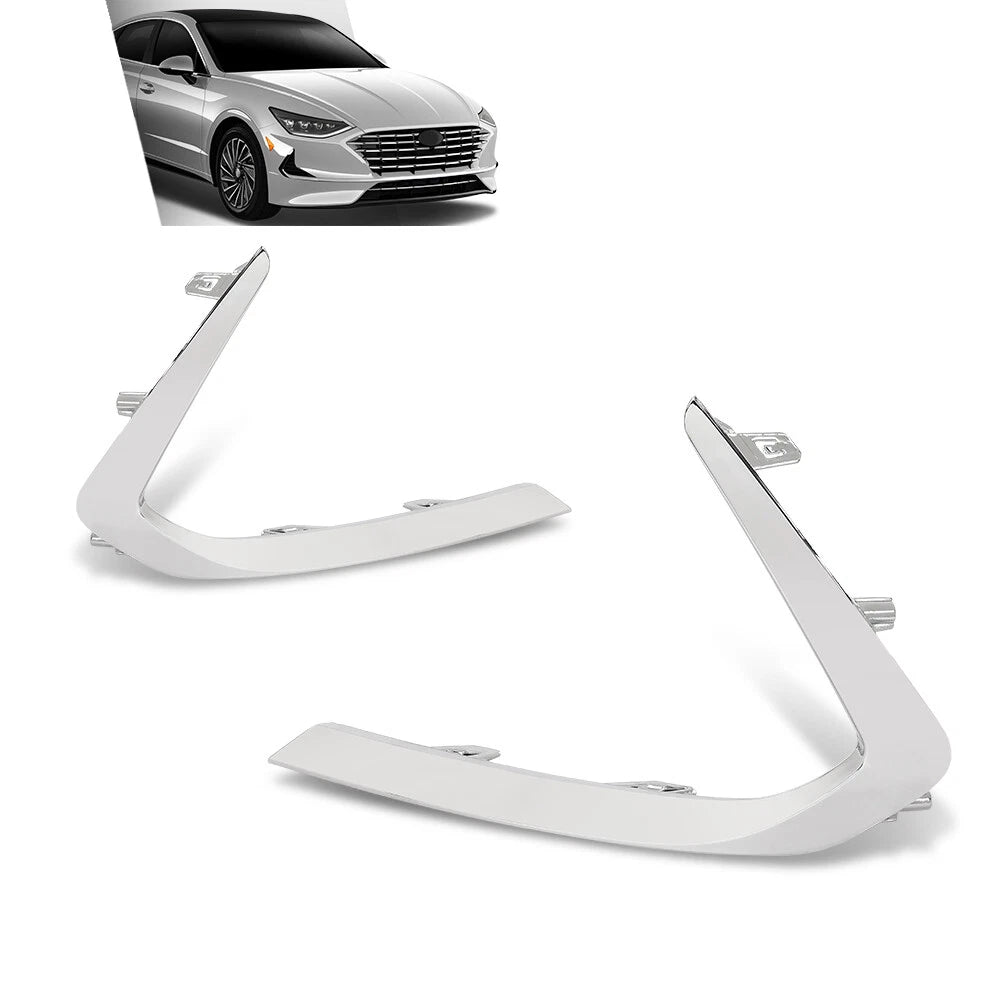 Front Bumper Trim Molding for Hyundai Sonata (2020–2022) Left + Right