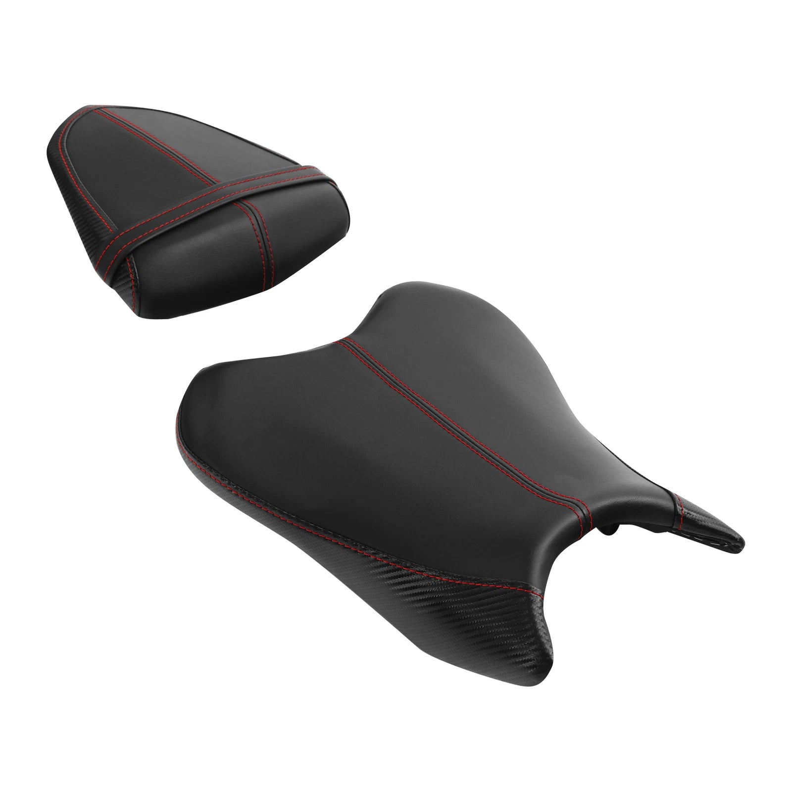 Rider Driver & Passenger Seat for Yamaha YZF R6 (2006–2007) Black