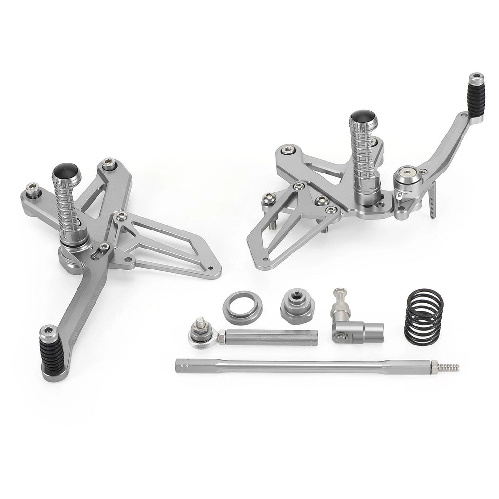 CNC Aluminum Rearsets Footpegs for Kawasaki Ninja ZX 25R (2020–Present)
