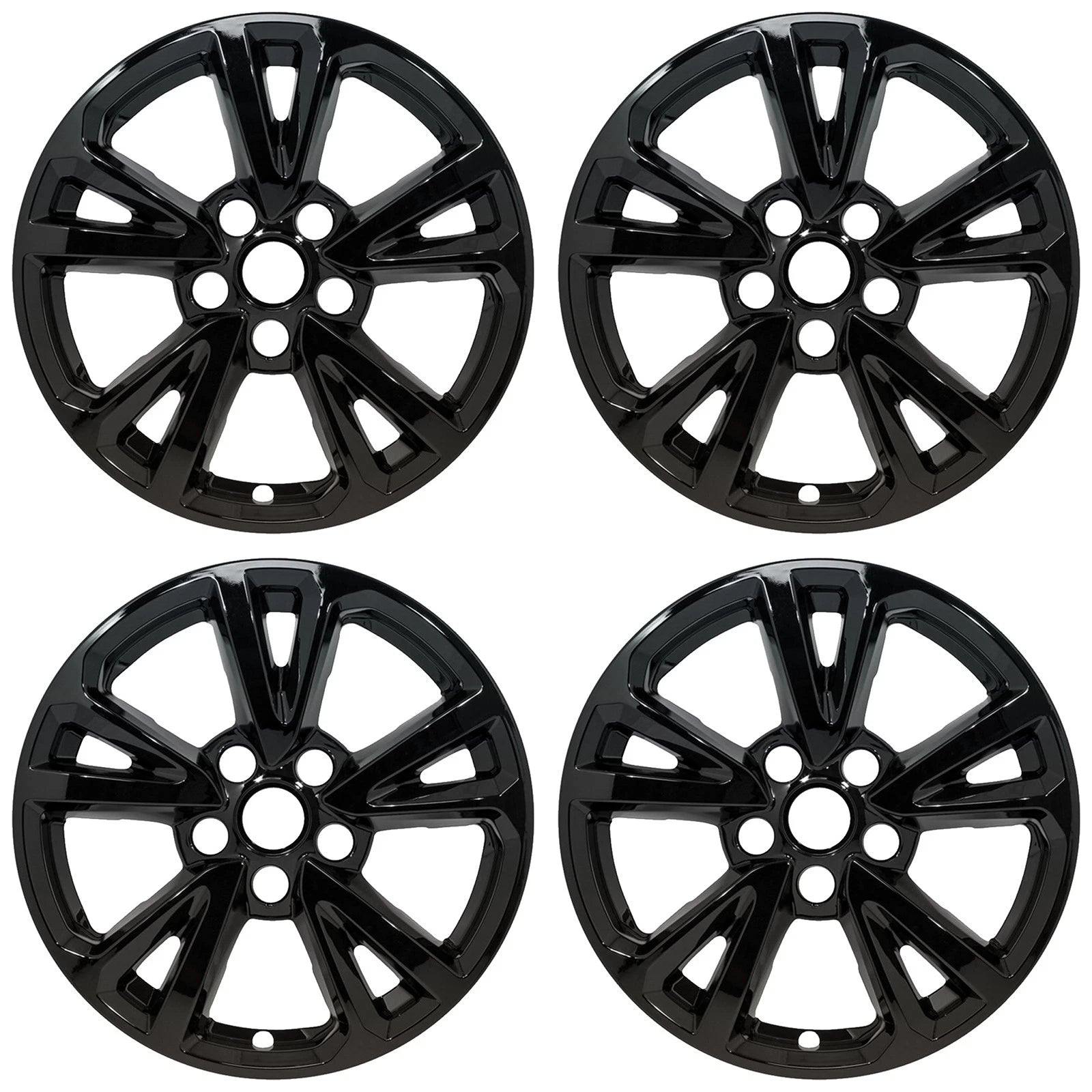 17" Gloss Black Wheel Skins for 2016-2017 Chevy Equinox - UQSK0133