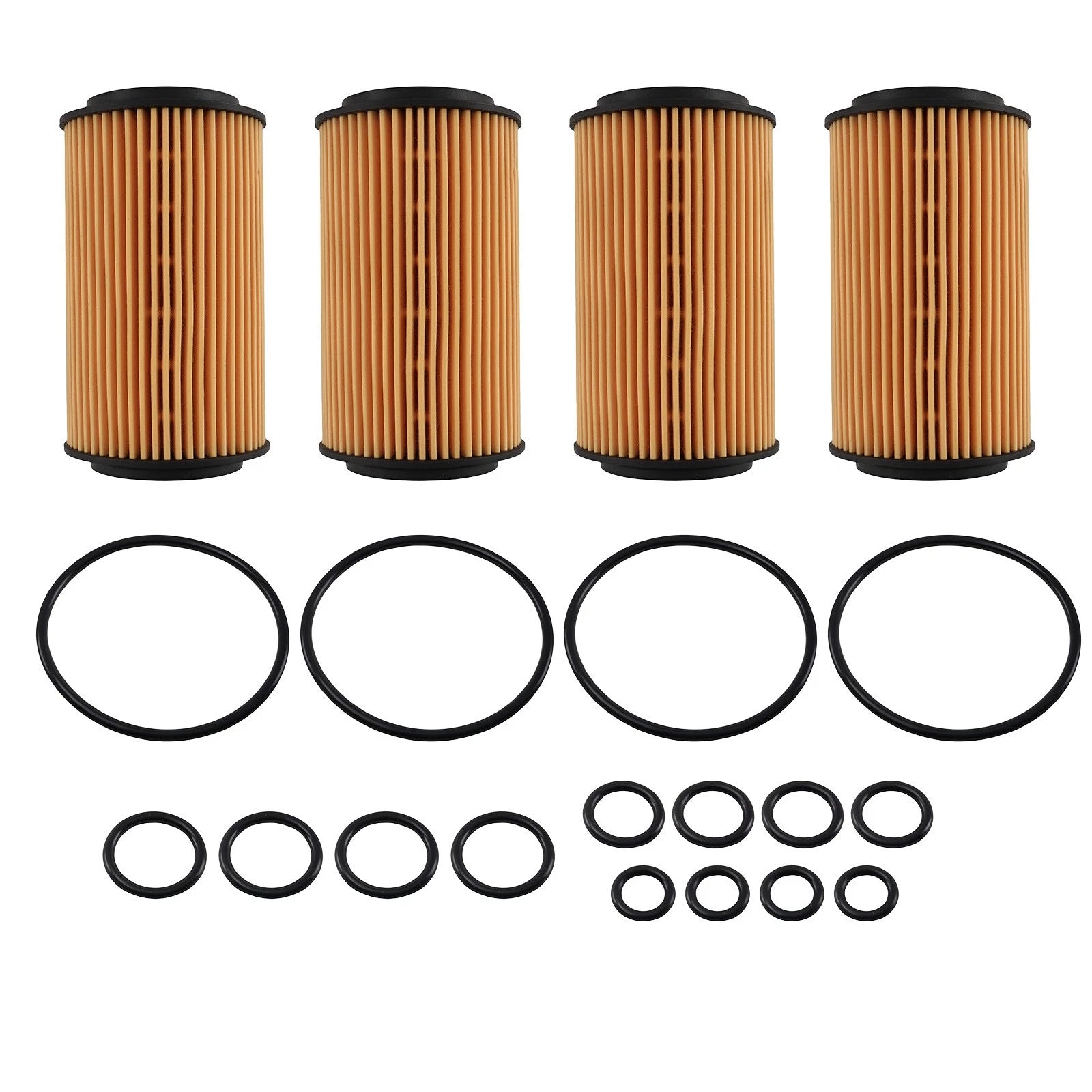 4PCS Oil Filters for Mercedes-Benz E-Class W212 W211 (2009–2018)