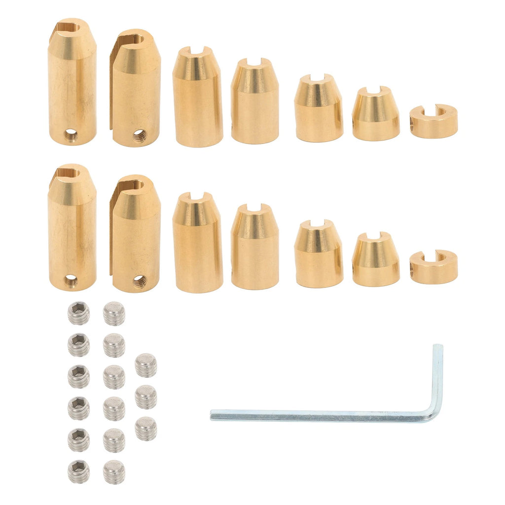 14 Pack Brass Wheel Spoke Balance Weights for Motorcycle