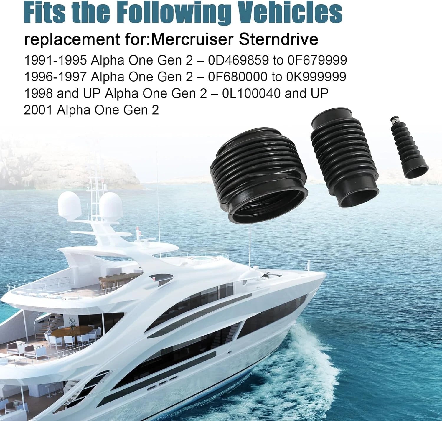 Stern Drive Transom Seal Repair Kit for MerCruiser Alpha One (803099T1)