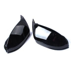 Black Side Wing Mirror Caps With Lane Assist for Audi A7 C7 (2010–2018)