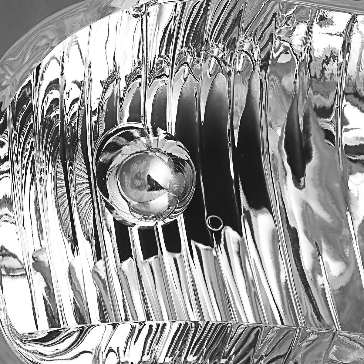 Pair Chrome Clear Side Headlight Lamps for Pontiac Grand Prix (2004–2008)