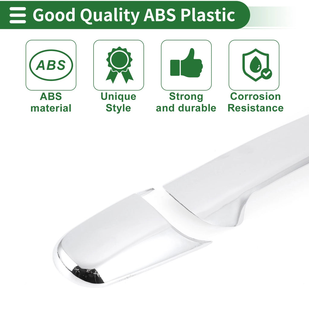 Car Door Handle Cover Trim for Mazda 2 3 5 6 (2003–2023) Silver Tone