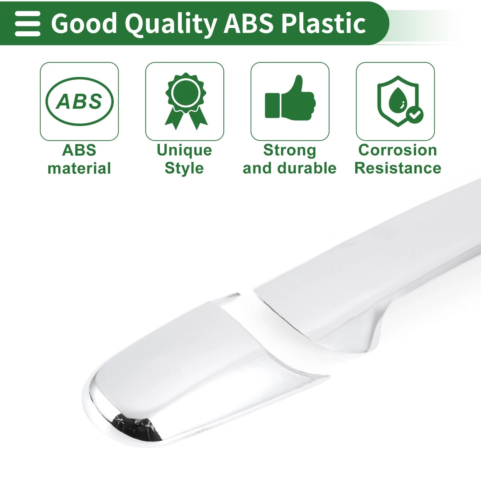 Car Door Handle Cover Trim for Mazda 2 3 5 6 (2003–2023) Silver Tone
