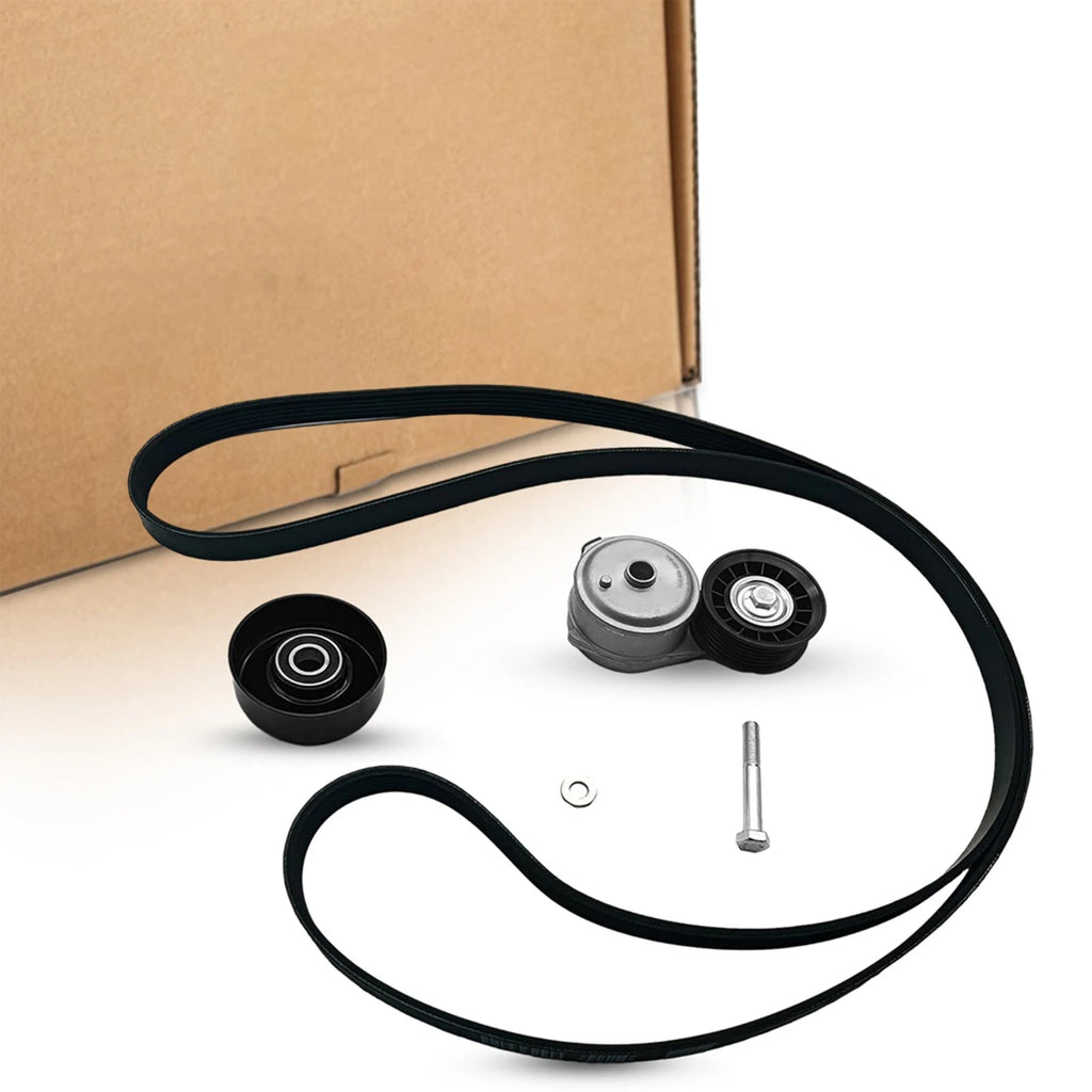 Serpentine Belt Tensioner Pulley Kit for Chevy C1500 GMC (1990–1999)
