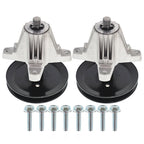 Set of 2 Spindle Assemblies with Pulley for Troy Bilt MTD