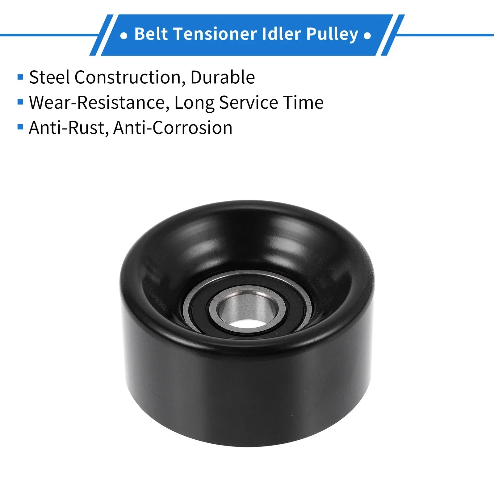 Drive Belt Idler Pulley for Acura TSX, Honda (2004-2014) - 1 x Pulley