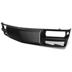 Matte Black Badgeless Vertical Slat Front Grille for Blazer C/K Tahoe (1994–2020)