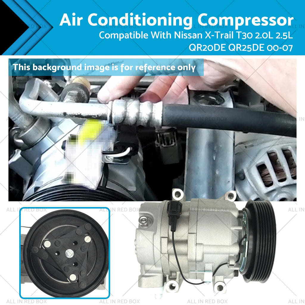 Air Con Compressor for Nissan X-Trail T30 2.0L 2.5L (2000–2007)