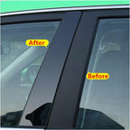 6 x Glossy Black Door Window Trim for 2021-2023 Hyundai Elantra