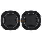 2pcs Matte Black Rim Caps for Polaris Ranger 570 Crew (2022–2025) #1524066-458