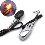 10mm Aluminum Turn Signal Blinkers for Motorcycle (Universal Fit)