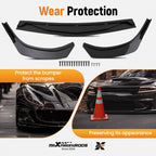 Front Bumper Lip Splitter for Hyundai Sonata (2020–2023) Carbon Look