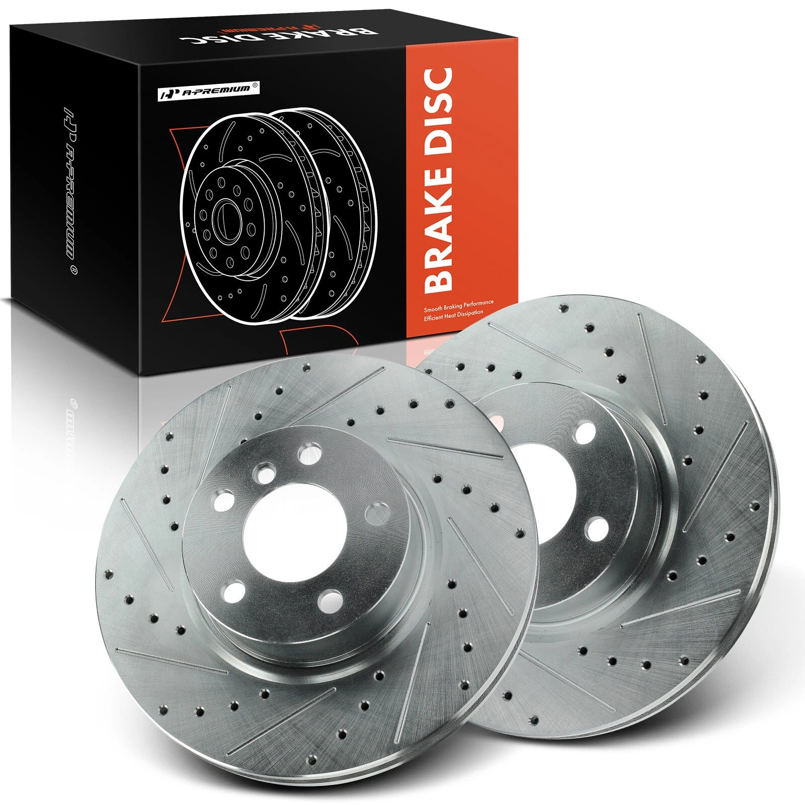 Front Drilled Brake Rotors for BMW X3 X4 (2011–2018)