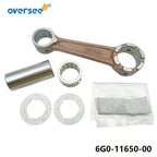 2X Connecting Rod Kit for Yamaha 2T 20HP Outboard Motor (6G0-11650, 6G0-11650-00)