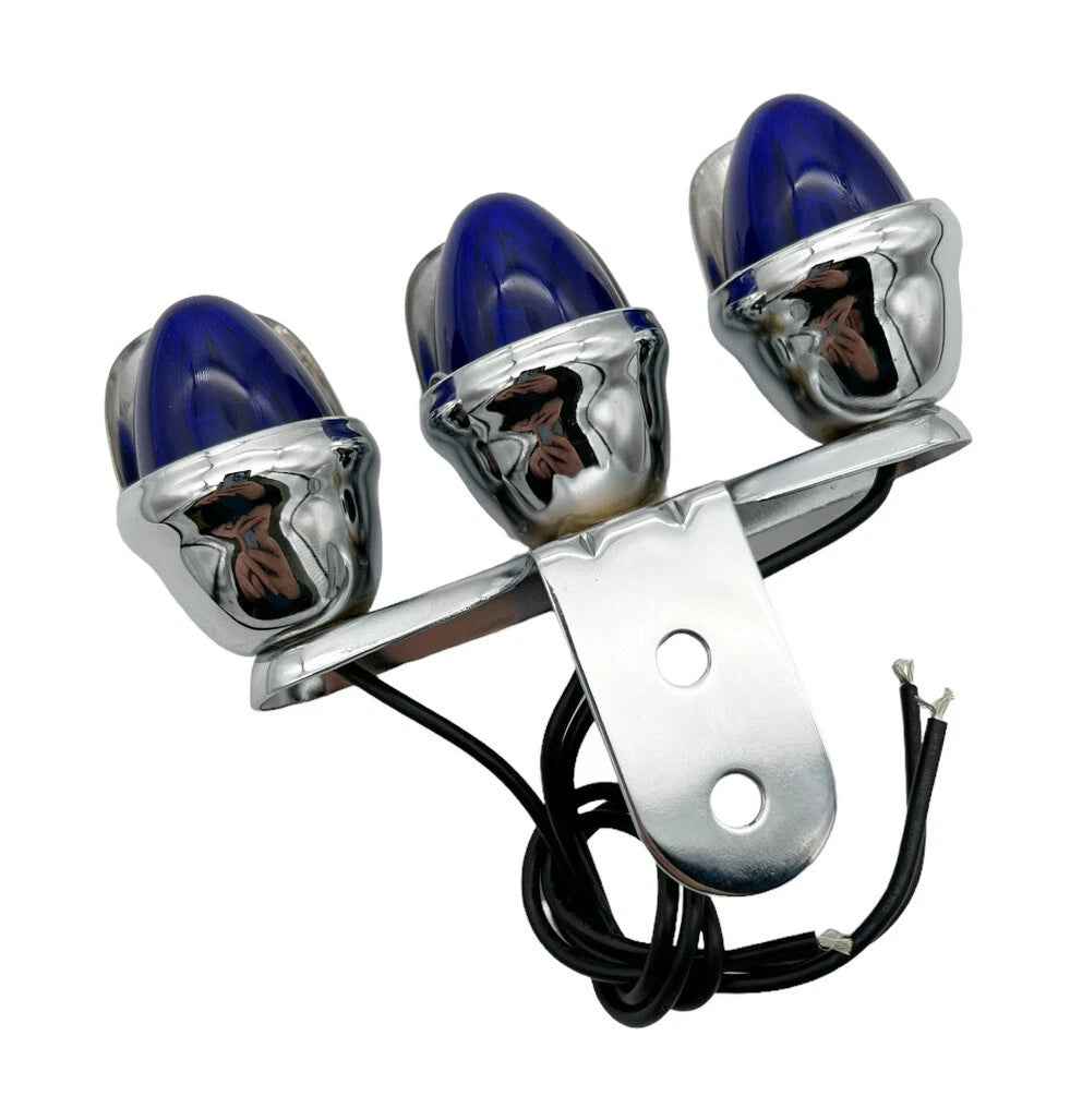 Auxiliary Mini Light Set Blue Watermelon Lenses w Visor for Universal Use