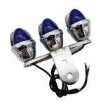 Auxiliary Mini Light Set Blue Watermelon Lenses w Visor for Universal Use