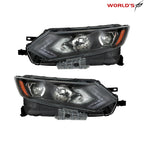 Pair Headlights for Nissan Rogue (2020–2022) Halogen with LED
