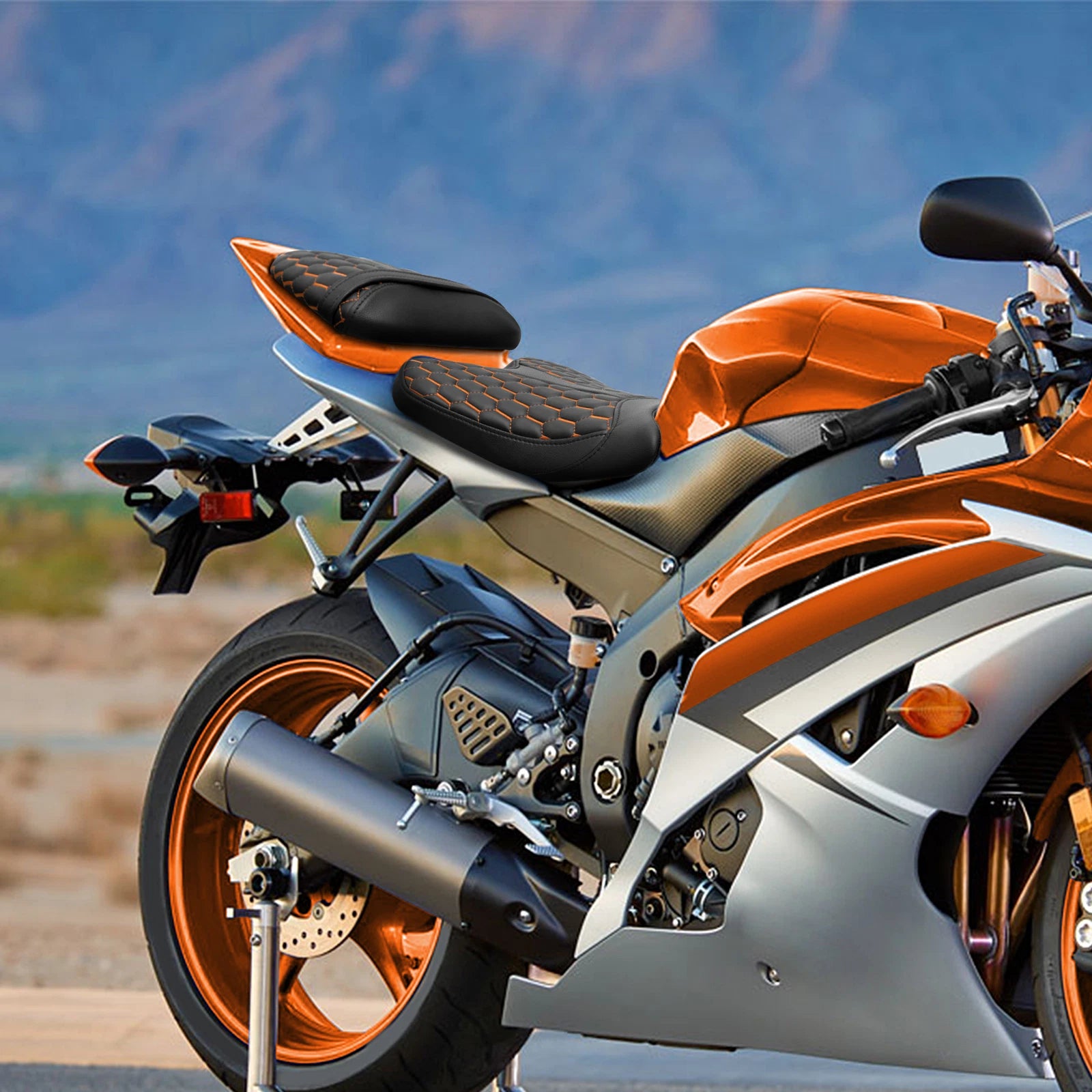 Rider Driver & Passenger Seats for Yamaha YZF R6 (2008–2016)