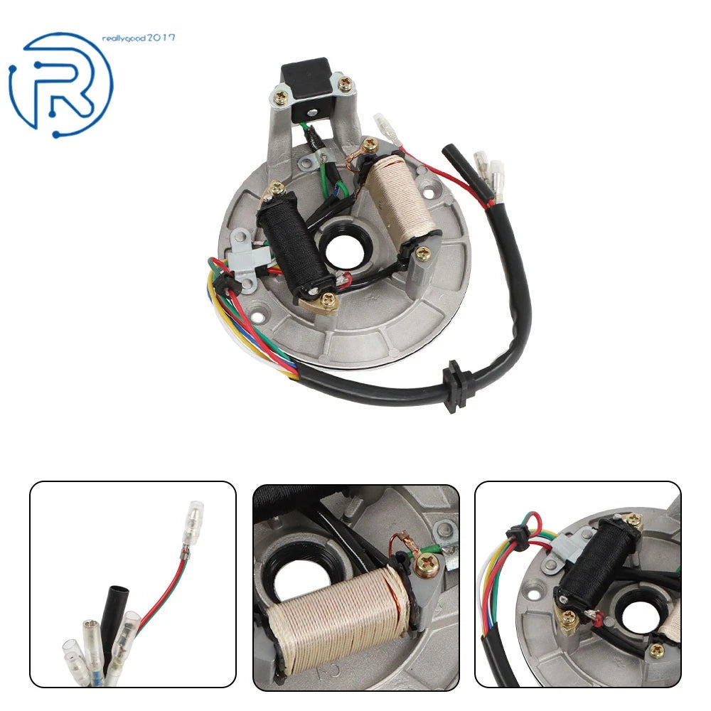 Magneto Flywheel Stator Plate for Trail Dirt Bike (90cc-125cc)