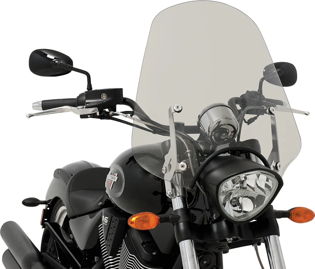Big Shot Windshield for Memphis Shades (9" Headlight Cutout, Solar)