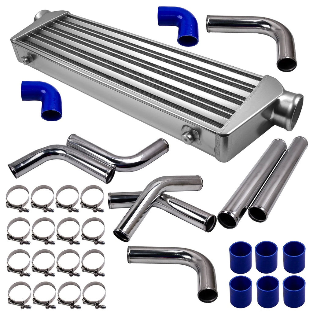 Universal Intercooler Kit for 27"–7"–2.5" with 2.5" Aluminum Pipe and Hose (2015–2020)