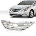 Chrome Front Bumper Upper Grille Mesh for Hyundai Sonata (2011–2013)