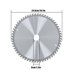 10" Saw Blade for Industrial Use (Carbide Teeth, Silver Coating)