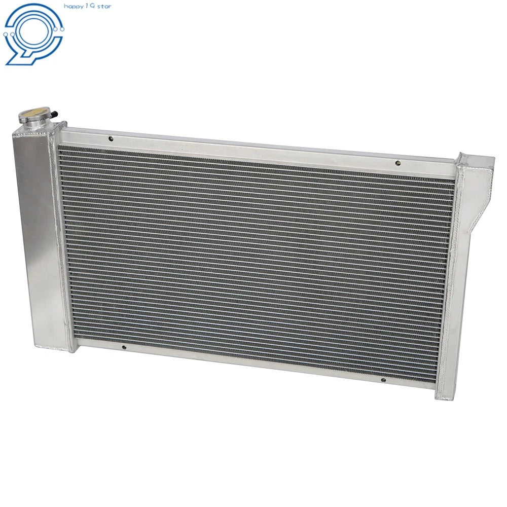 3 Row Aluminum Radiator with Shroud Fan for Chevy GMC C/K 10/20/30 (1967–1972)