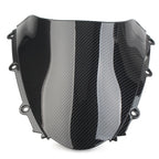 Black Carbon Fiber ABS Windshield Shield for Honda CBR 1000RR (2004–2007)