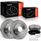 Front Disc Brake Rotor & Ceramic Pads for Kia Optima (2001–2002)