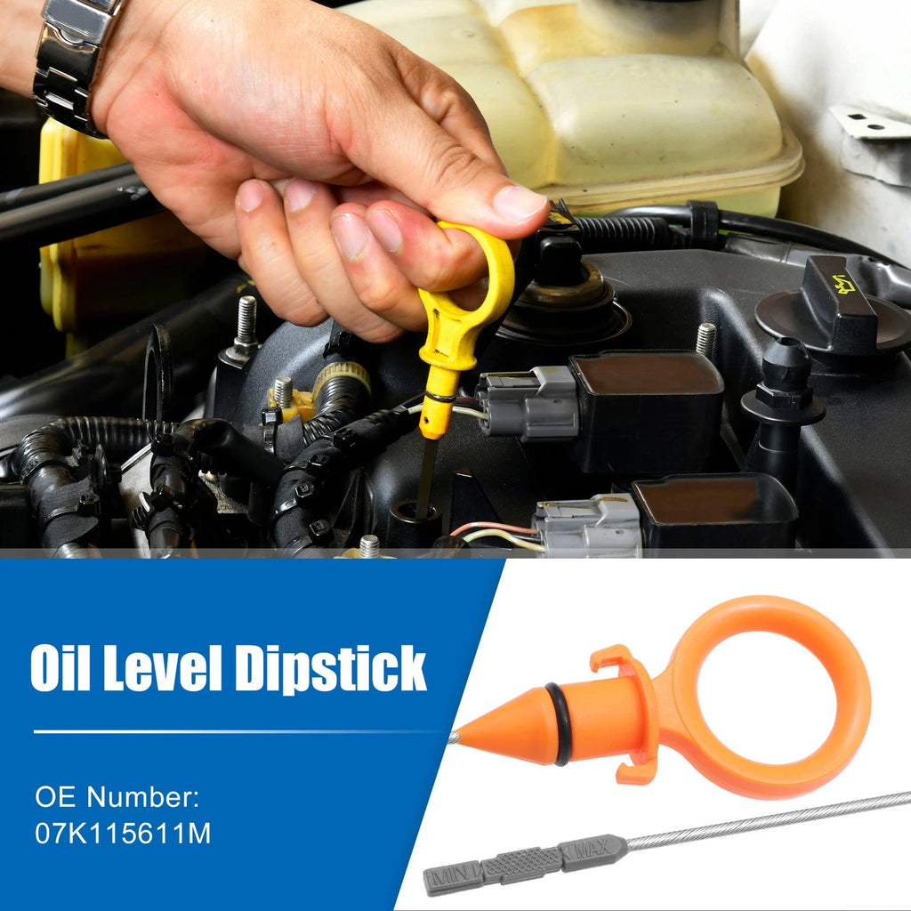 Engine Oil Level Indicator Dipstick for Volkswagen Jetta (2005–2013) No. 07K115611M