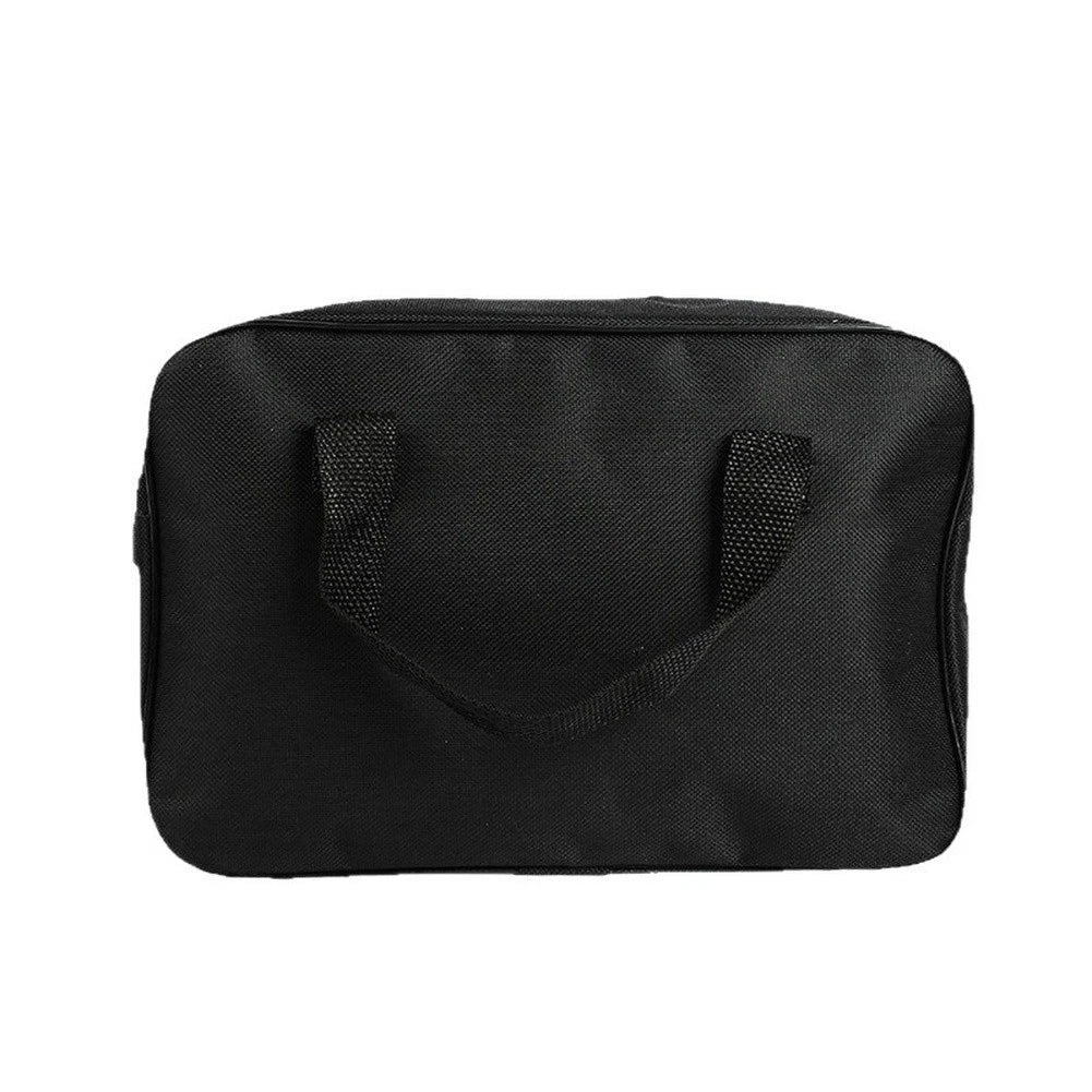 Black Oxford Cloth Bag for Organizing Car Air Pump Equipment (280x80x230mm)