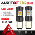 2X AUXITO 1157 2357 Switchback LED Turn Signal Light Bulbs for