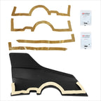 Set of 2 Rear Door Side Skirt Panel Splitters for Tesla Model 3 (2017–2024)