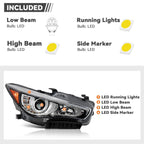 Full LED Headlight for Infiniti Q50 (2014–2017) AFS, Passenger Side