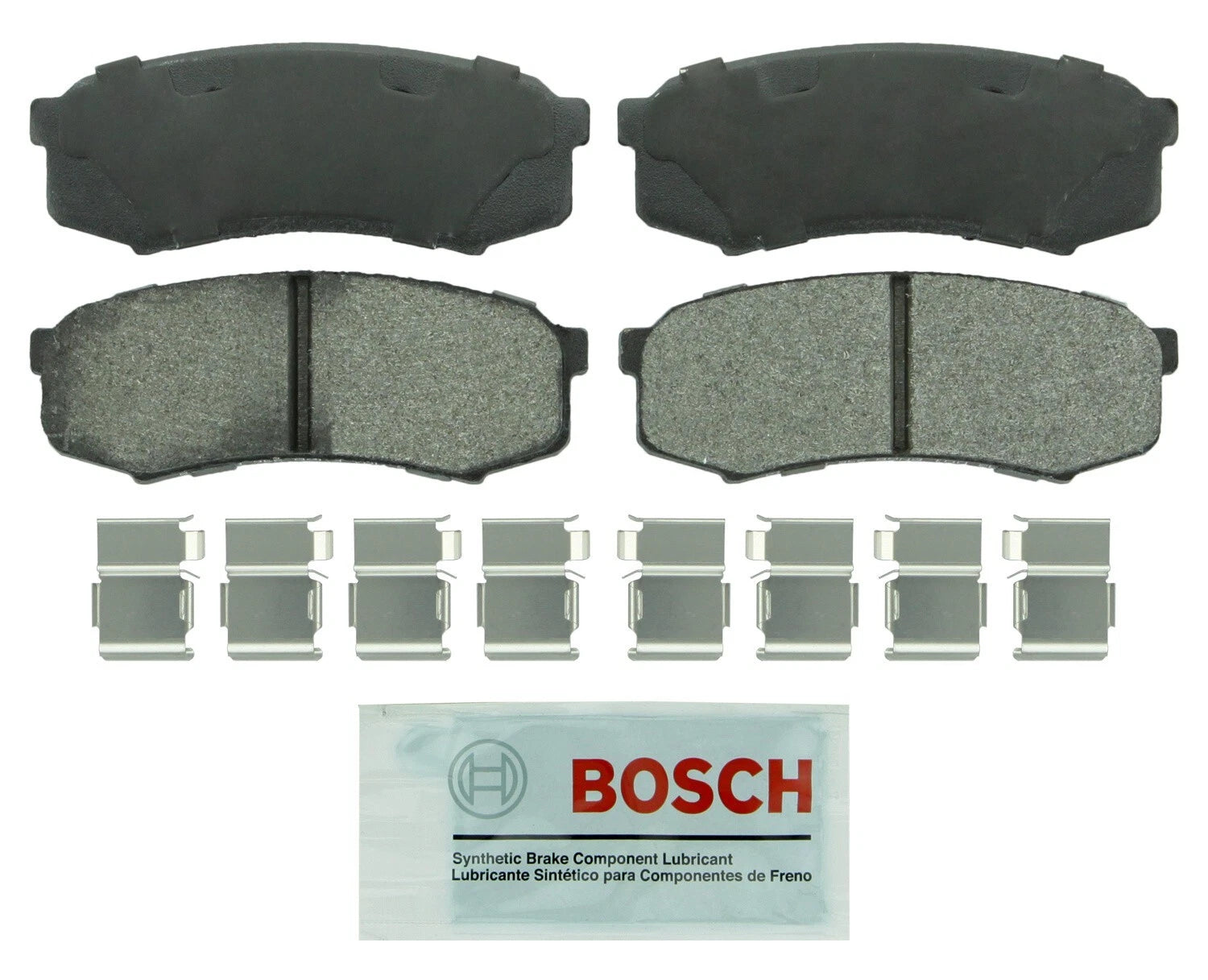Bosch Rear Blue Brake Pads w/ Hardware for (BE606H)