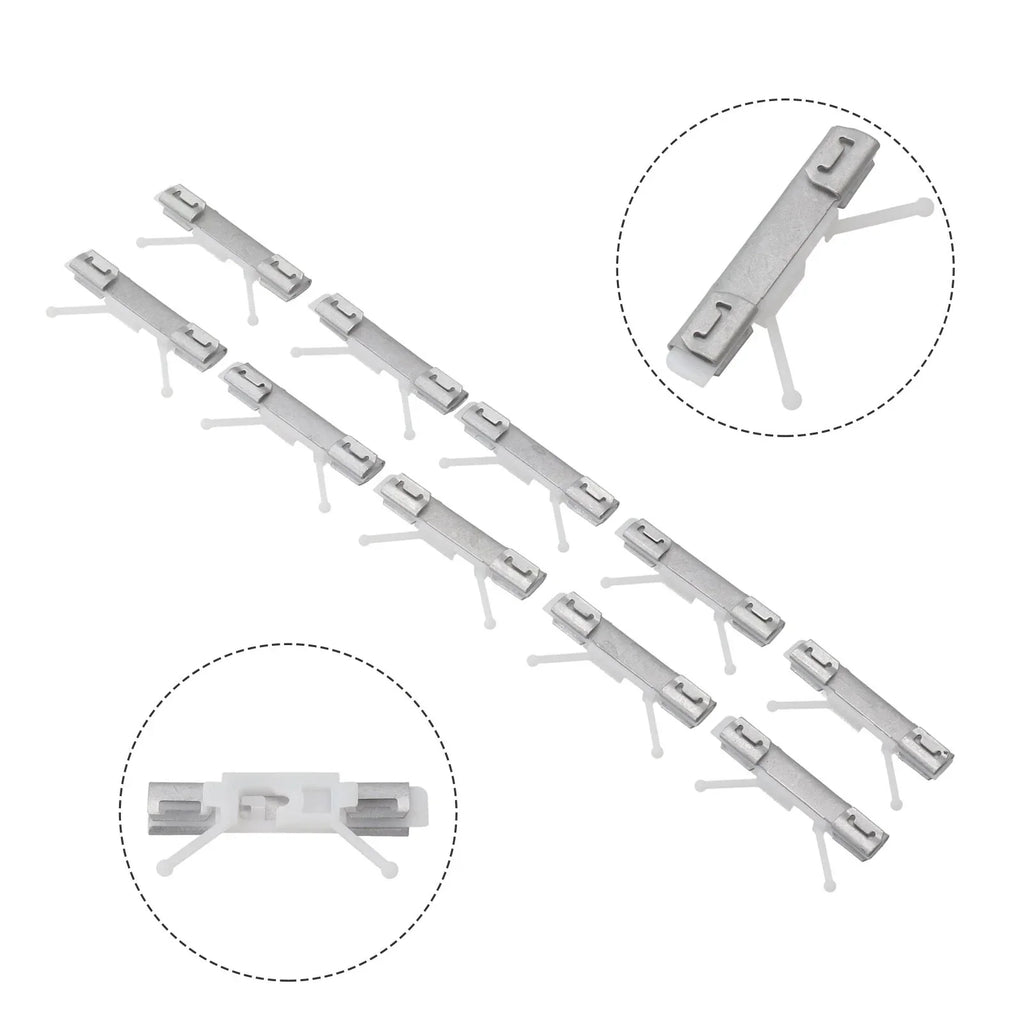 Pack Of 10 Premium Front Windshield Post Trim Clip Set for Volvo XC60 (2008–2016)