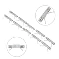 Pack Of 10 Premium Front Windshield Post Trim Clip Set for Volvo XC60 (2008–2016)