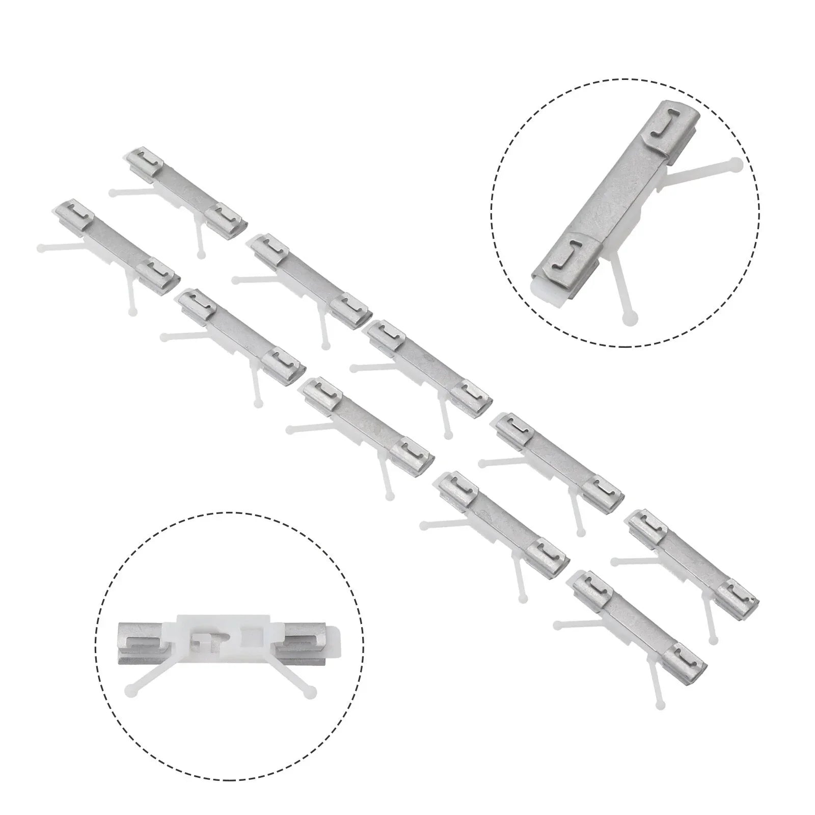 Pack Of 10 Premium Front Windshield Post Trim Clip Set for Volvo XC60 (2008–2016)