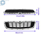 Chrome Front Upper and Lower Grille for Chevrolet Trax (2014-2016)