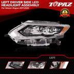 Left Driver Side LED Headlight Assembly for Nissan Rogue (2017–2020)