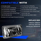 Bumper Fog Lights for Chevy Silverado 1500 2500 3500 Tahoe (2007–2015)